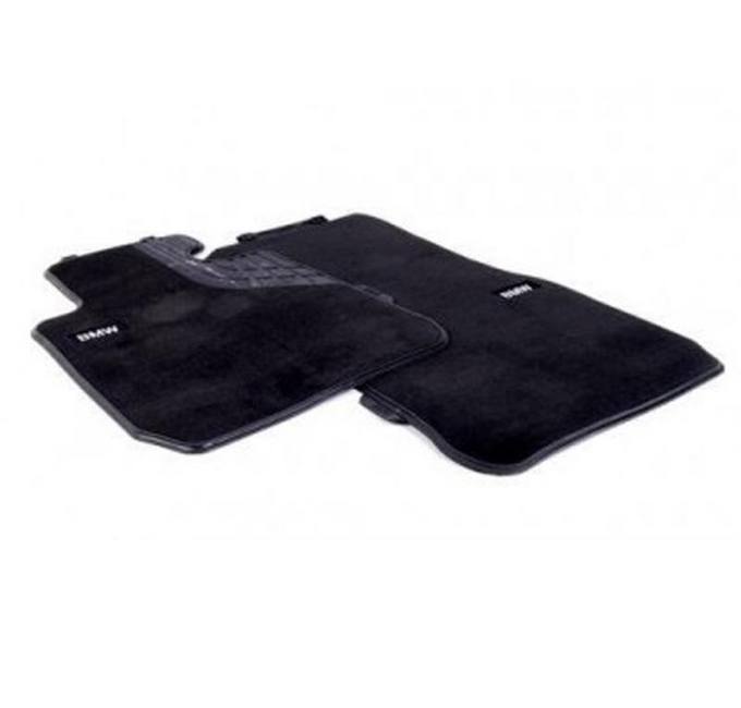 BMW Floor Mat Set - Front (Black - Carpeted) 51472348200